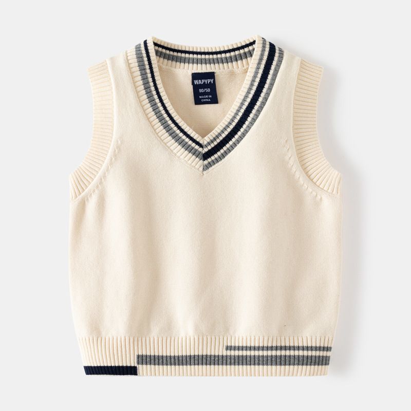 Kinderpullover Baby V-Ausschnitt Pullover Herbst Kinderpullover für Jungen_voghion.com