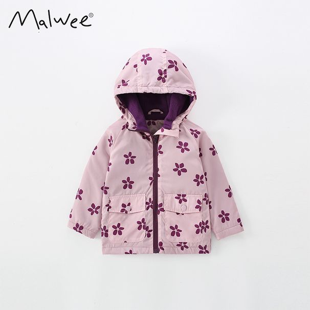 Trench autunno inverno elegante abbigliamento per bambini top alla moda per bambine foderato in pile_voghion.com