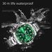 A generation of green water ghost watches men's automatic mechanical watches luminous calendar waterproof factory direct tremolo_voghion.com