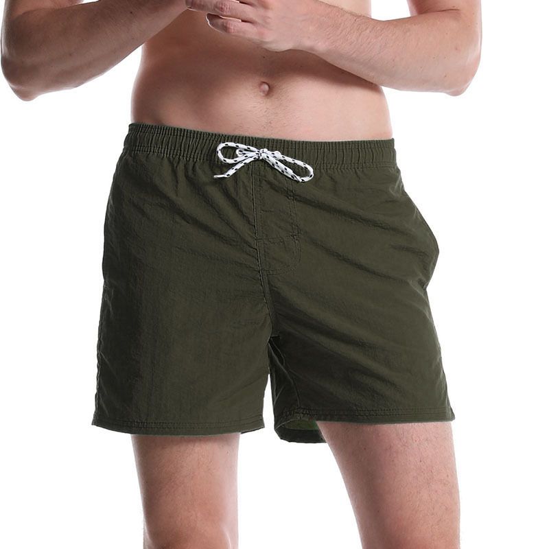 Schnelltrocknende, wasserdichte Strandshorts aus Nylon, 10,2 cm dünn, mit Netzfutter, für Herren, Strand, Surfen, Freizeithose_voghion.com