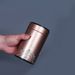 Exquisite versiegelte Teebox aus Metall, rund, einfarbig, Teeverpackungsglas zur trockenen Lagerung von Tee, Kaffee, Gewürzen und Süßigkeiten_voghion.com
