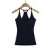 FS546-25 Frühlings-Tanktop im neuen Stil von INS Blogger mit dickem Brustkissen und schmaler Passform, innen hängendem Nackengurt_voghion.com