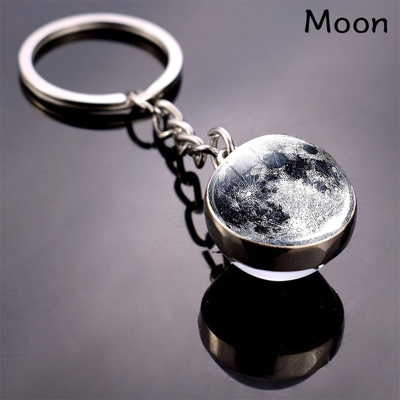 Zonnestelsel Planetaire Sleutelhanger Accessoire Hanger Gloeit In Het Donker_voghion.com