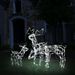 3 Piece Christmas Light Display Reindeers 229 LEDs_voghion.com