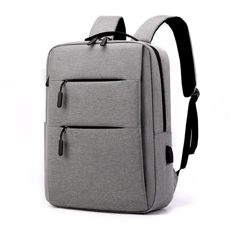 Mochila escolar de gran capacidad con puerto USB para ordenador portátil de negocios para hombre_voghion.com
