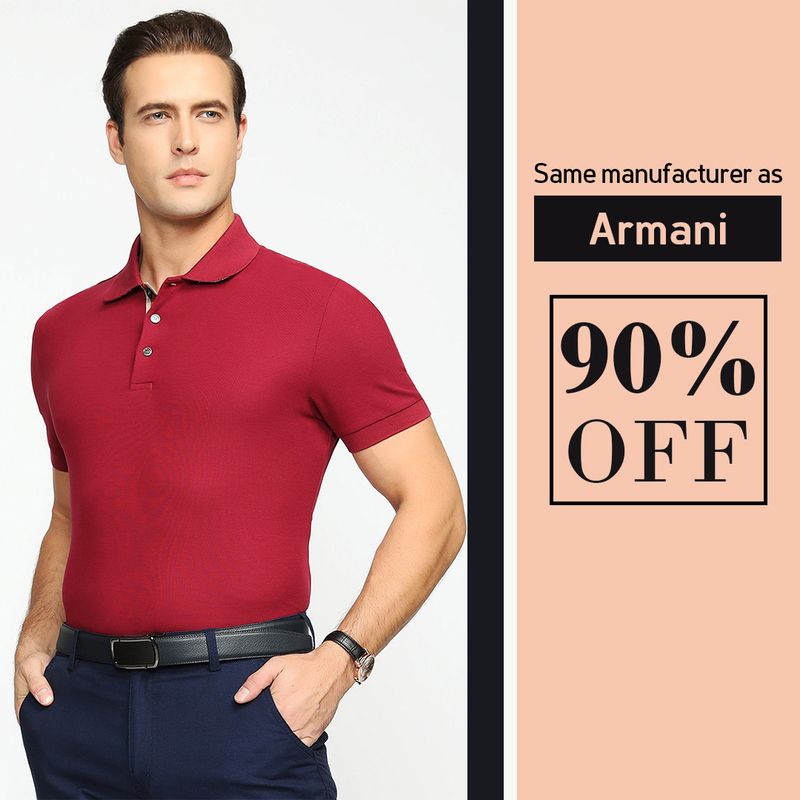 Mikroelastisches All-Match-Einfaches, sauberes Herren-Kurzarm-T-Shirt, Herren-T-Shirt, Poloshirt_voghion.com