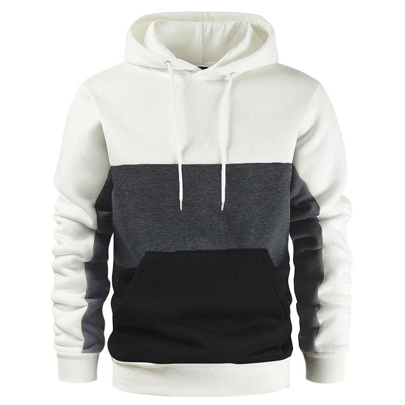 Herrenbekleidung, Farbblock-Sweatshirts für Herren, Outdoor-Sportoberteile für Herren und Damen, trendige Street-Hoodies_voghion.com