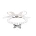 New Pet Pearl Necklace Cat Bone Pendant Accessories Small And Medium-sized Dog Collar_voghion.com
