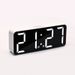 RYYD Digital Mirror Clock - Personalized Alarm|Large LED Display|EU Plug_voghion.com