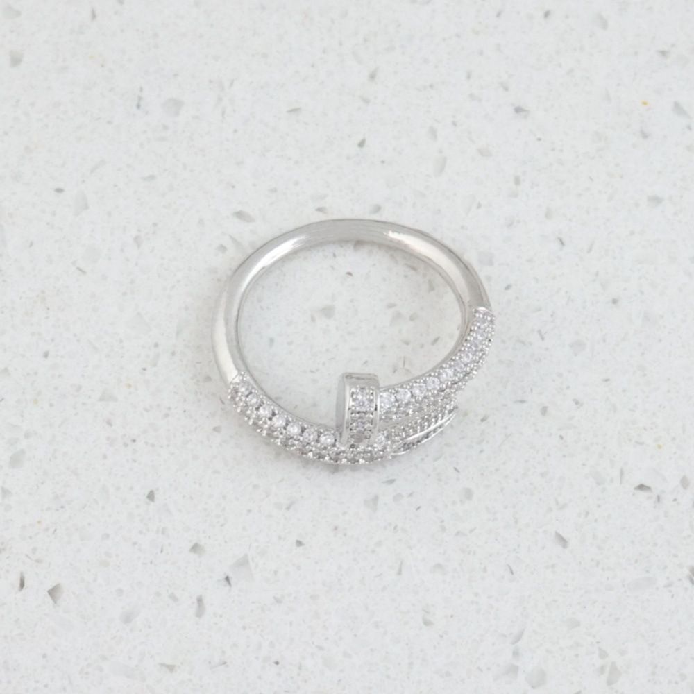 Cross-Border Nail For Women, Adjustable Open Gold-Plated Copper Ring, Unique Minimalist Style Ring With High-End Sense_voghion.com