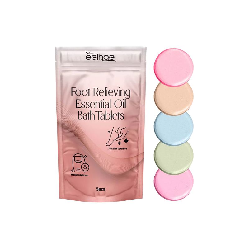 EELHOE Bath essence Effervescent Tablet Body Foot Wrist Cocoon Grey Nail Care_voghion.com