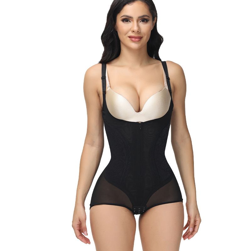 new product one-piece body shaper, tummy-tightening butt lift, waist corset, postpartum body shaping underwear, elastic tights_voghion.com