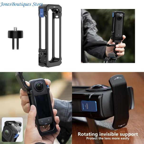 Aluminum Alloy Rabbit Cage Protective Case Frame For 360 Sports Camera W8KE_voghion.com