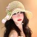Beach Vacation Sun Hat Sunshade Sunscreen Straw Bucket Hat Straw Hat Women Summer_voghion.com