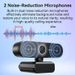 4K Webcam 1440P 2K Web 1080P EMEET C60E Autofocus USB Computer Camera For Live Streaming/ Video Call/ Conference_voghion.com