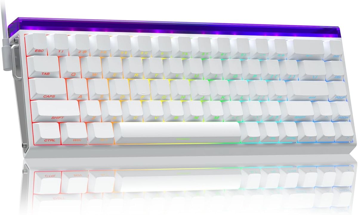 AULA Hero 68 Gaming Keyboard, Mechanical, Hall Effect Magnetic Switch, 0.01 Mm Adjustable Actuation, Rapid Trigger, 8K Polling Rate, Side Engraved, 60_voghion.com