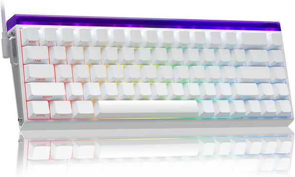 AULA Hero 68 Gaming Keyboard, Mechanical, Hall Effect Magnetic Switch, 0.01 Mm Adjustable Actuation, Rapid Trigger, 8K Polling Rate, Side Engraved, 60_voghion.com