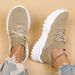 Plus Size Women's Breathable Sock Sneakers Slip-On Lazy Shoes_voghion.com