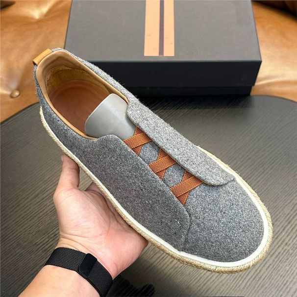 Herren-Loafer mit Strohseilsohle, bequem, atmungsaktiv, modisch, trendige Marke, lässiger britischer Stil,_voghion.com