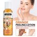 Orange Skin Body Lotion Mildes Peeling, dunkle Flecken verblassen lassen, Haut aufhellen, Feuchtigkeit spenden Hautpflegeflüssigkeit 2024 am besten_voghion.com