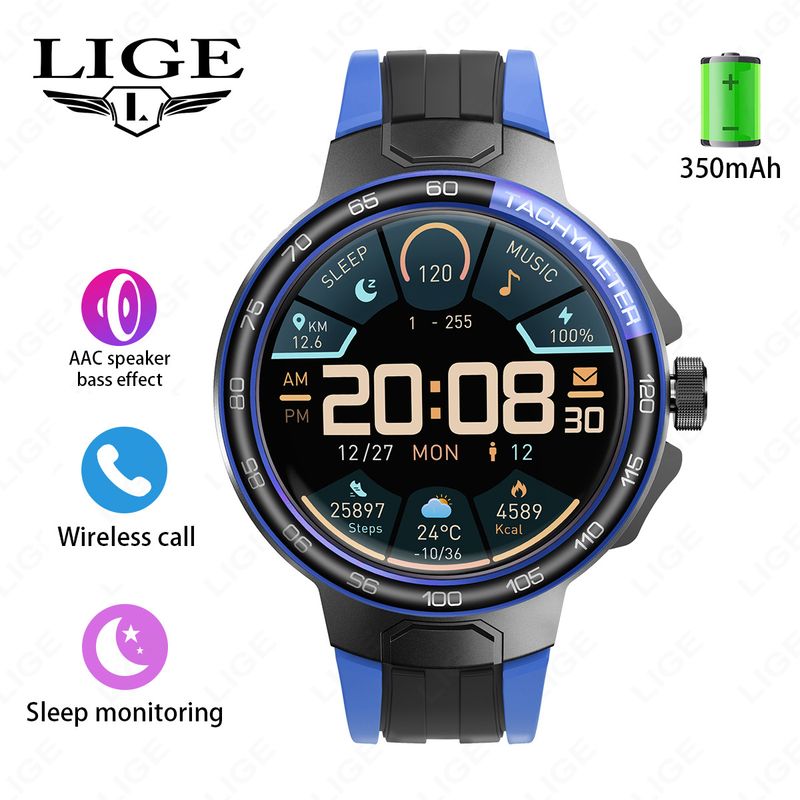 Dedicated Smart Watch Bluetooth Call With Encoder NFC Waterproof Pedometer Remote Control Camera Bracelet_voghion.com