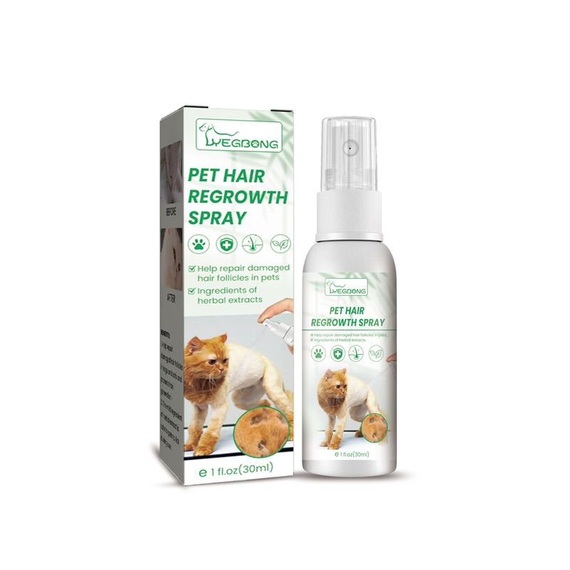 Épaississant les poils d'animaux, conditionneur et réparation des poils de chat et de chien, follicules pileux endommagés et Spray de soin contre la perte de cheveux_voghion.com