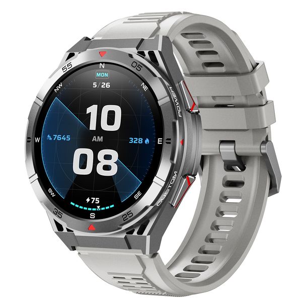 Nuevo reloj inteligente deportivo X2B con posicionamiento GPS, llamadas Bluetooth, resistente al agua hasta 3 ATM, control de altitud, presión arterial y pantalla AMOLED._voghion.com