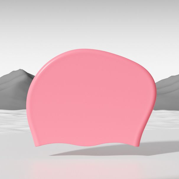 Silikonová plavecká čepice větší velikosti pro ženy s dlouhými vlasy, speciální pohodlná, bez stříhání hlavy, profesionální plavecká čepice_voghion.com