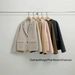 Winter New Korean Dongdaemun V*rgamot Solid Color 100% Wool Suit Woolen Coat_voghion.com