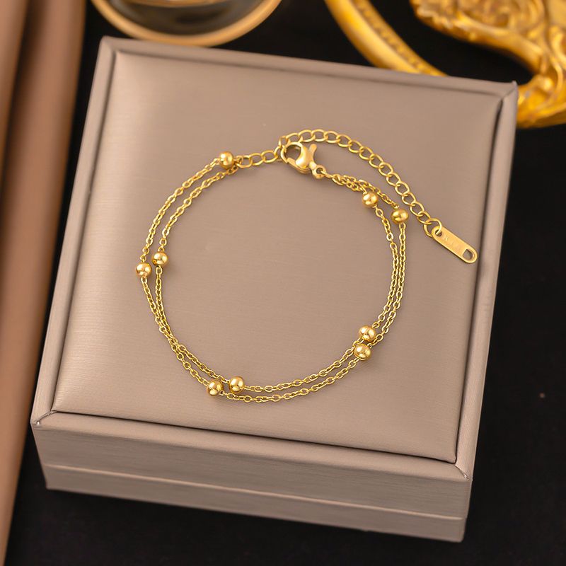2023 New Gold Double Layer Feet Chain For Female Minority Design Sense, Advanced Personality, And Cold Style_voghion.com
