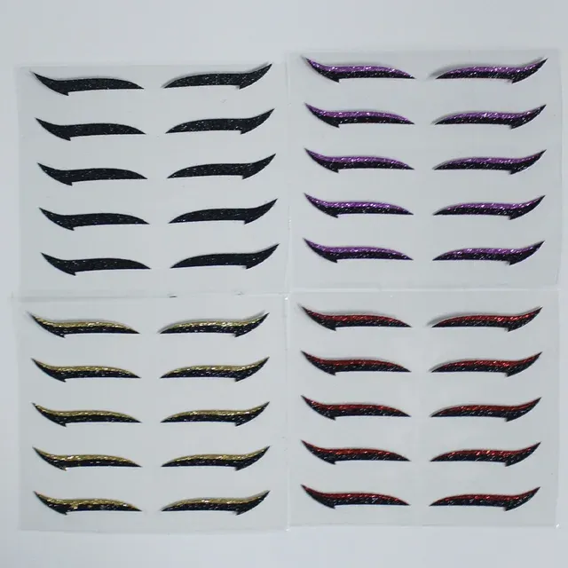 2024 Vroče prodajno dvojno veko Flash srebrno črtalo za oči dvojna nalepka za veke_voghion.com