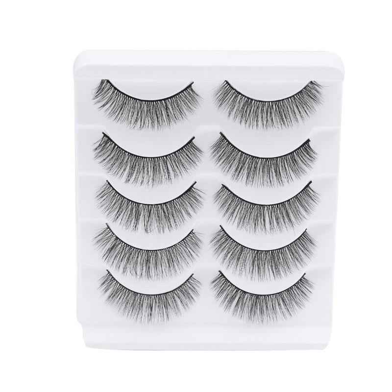 Lashes 5/7/10 Manga Pairs 3D Faux Mink Lashes Natural False Eyelashes Dramatic Volume Lashes Eyelash Exten_voghion.com