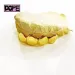 Fine Jewelry Hip Hop Custom 14k Gold Plating Plain Solid 6 Sterling Sier Teeth Grillz_voghion.com