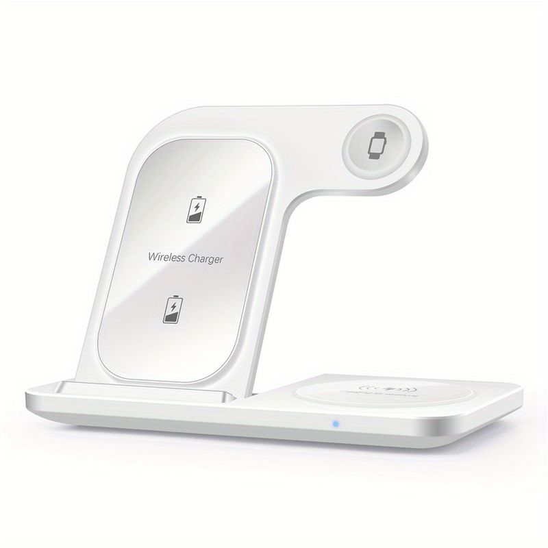 Wireless Charging Station For Iphone Multiple Devices Foldable 3 In 1 Fast Charger Station Stand Dock For IWatch_voghion.com