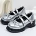 Mädchen Flats Mädchen Schuhe 6 12 Schwarze Lederschuhe Kinder Weiche Sohle Prinzessin Schuhe Frühling Und Sommer Mädchen Leichte Leistung Bühnenschuhe_voghion.com
