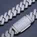 Dropshipping Pass Tester 20mm 4 Rows VVS Moissanite Diamond Sterling Sier Miami Cuban Link Chain Necklace_voghion.com