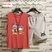 Top Set: Superman Sleeveless Men's Summer Vest, Shoulder T-shirt, Casual Sports Five Part Pants, Two Piece Set, 12_voghion.com