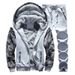 Herrenbekleidung Herbst und Winter Herren Sport- und Freizeitanzüge aus Samt Herren Camouflage Mode Kapuzenpullover verdickt warm zweiteilig_voghion.com