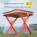 ✅Pencil Case Folding Fishing Chair Outdoor Maza Camping Supplies Train Subway Stool Portable_voghion.com