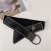 High-end Wide Belt For Women, Elastic Black Waistband, Fashionable Ins Accessories, Outerwear Coat_voghion.com
