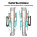Elektrisches Massagegerät mit Aufladung, kabelloser Fernbedienung, Wadenheizung, Vibration, Luftdruck, 360° rundum verstellbares Beinmassagegerät_voghion.com