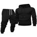 Unisex 3-Piece Winter Tracksuit Set - Fleece-Lined Hoodie & Joggers With Breathable Comfort_voghion.com