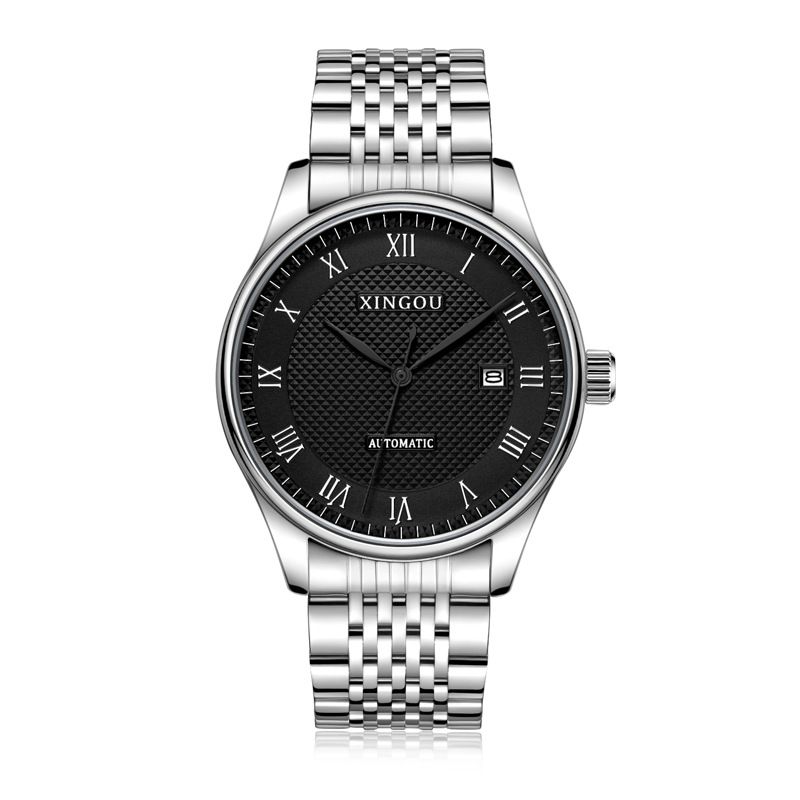 Tiktok Lilock Series Uhr Herren Mechanische Uhr Mode Einfache Mechanische Uhr Herrenuhr Doppelkalender Armbanduhr_voghion.com