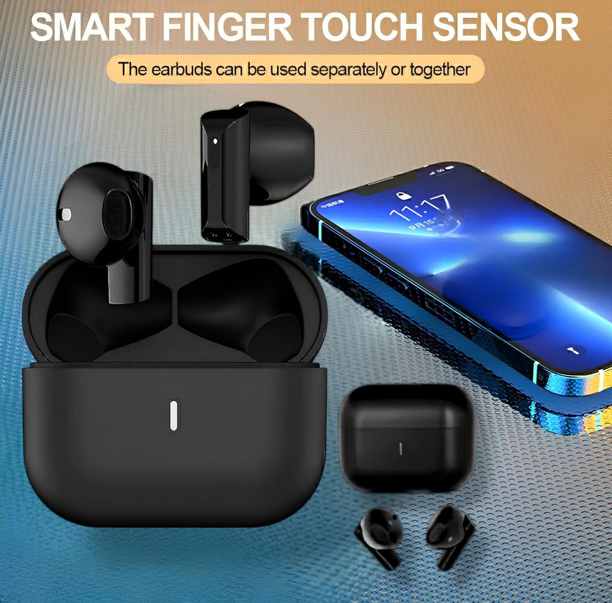 Bluetooth Wireless Kopfhörer TWS Kopfhörer Mini In-Ear-Kopfhörer für Lphone & Samsung_voghion.com