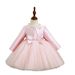 Navidad niños princesa flor boda moda niña primavera y otoño rendimiento vestido dos_voghion.com