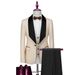 CT Men's New Business Casual Set For Wedding Groom Tuxedo Three-Piece Suit_voghion.com