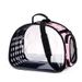 Transparent Portable Foldable Pet Breathable Single Shoulder Handheld Dog Bag Small Detachable Cat Carrier_voghion.com