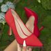 Women's Single Shoes Solid Color High-heeled Shoes With Slim Plus Size Women's Shoes Simple Pointy_voghion.com