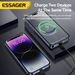 Essager Thin Wireless Power Bank Magnetic 20W 5000mAh Portable Fast Charging External Battery For Mag Safe For IPhone 15_voghion.com