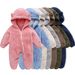 Kids Clothing bunny hooded jumpsuit baby crawling clothes_voghion.com